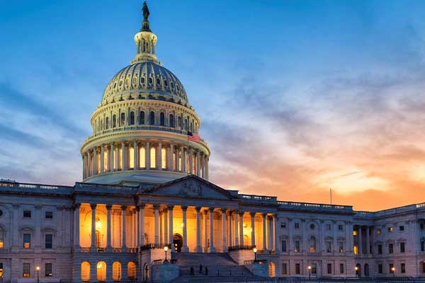 US Capitol at Night