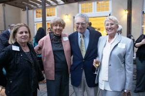 L-R Evelyn Masheb of Paramus, NCJW BCS chair of Club NCJW program for Holley children Peggy Kabakow of Demarest, Board member NCJW BCS, YCS Advisory Board, volunteer Eddie Kabakow of Demarest, Life Member NCJW BCS, YCS volunteer Carole Benson of Englewood, Board member NCJW BCS, YCS volunteer