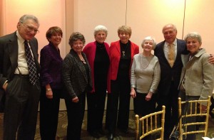 L-R Ed Kabakow, Shelly Winner, Gladys Laden, Ann Levenstein, Peggy Kabakow, Marcia Levy, Michael Silverstein, Ina Miller-Silverstein