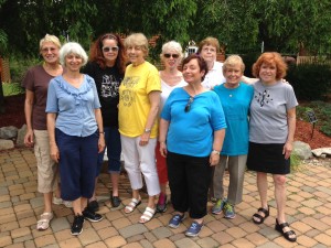 BCS volunteers L-R: Carole Benson, Eileen Commike, Nancy Dweck, Peggy Kabakow, Roxanne Reff, Phyllis Betancourt, Ellen Ptalis, Nanette Matlick, Fran Migdal