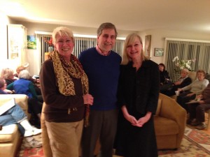 L-R: Carole Benson, Ed Gross, Chair Bergen County Coalition to Prevent Gun Violence, Donna Dees-Thomases, Founder Million Mom March