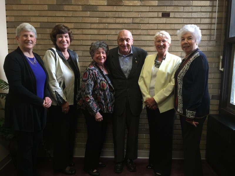 Harry Ettlinger with NCJW Program Committee