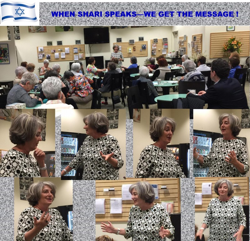 When Shari speaks -- we get the message