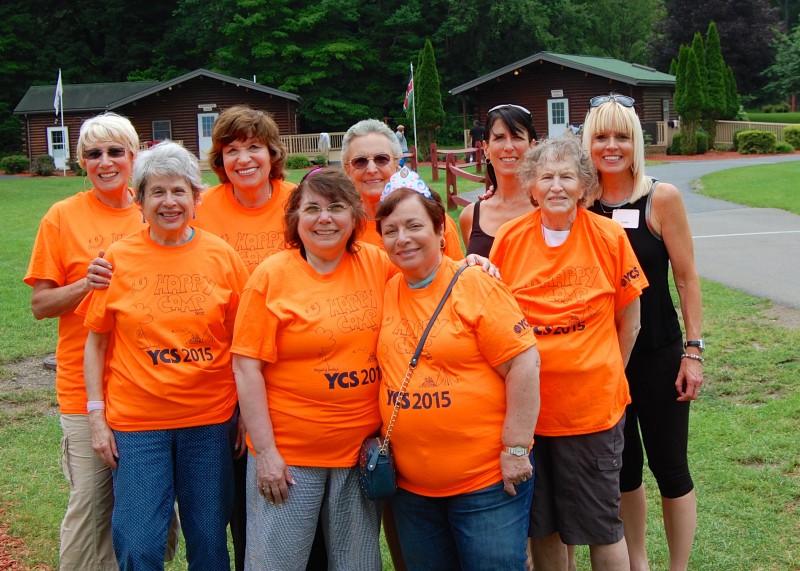 Our group in YCS t-shirts with Ruthie and Fran