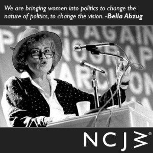 Bella Abzug NCJW banner