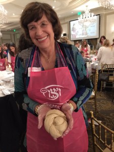 (11) Elizabeth holding challah