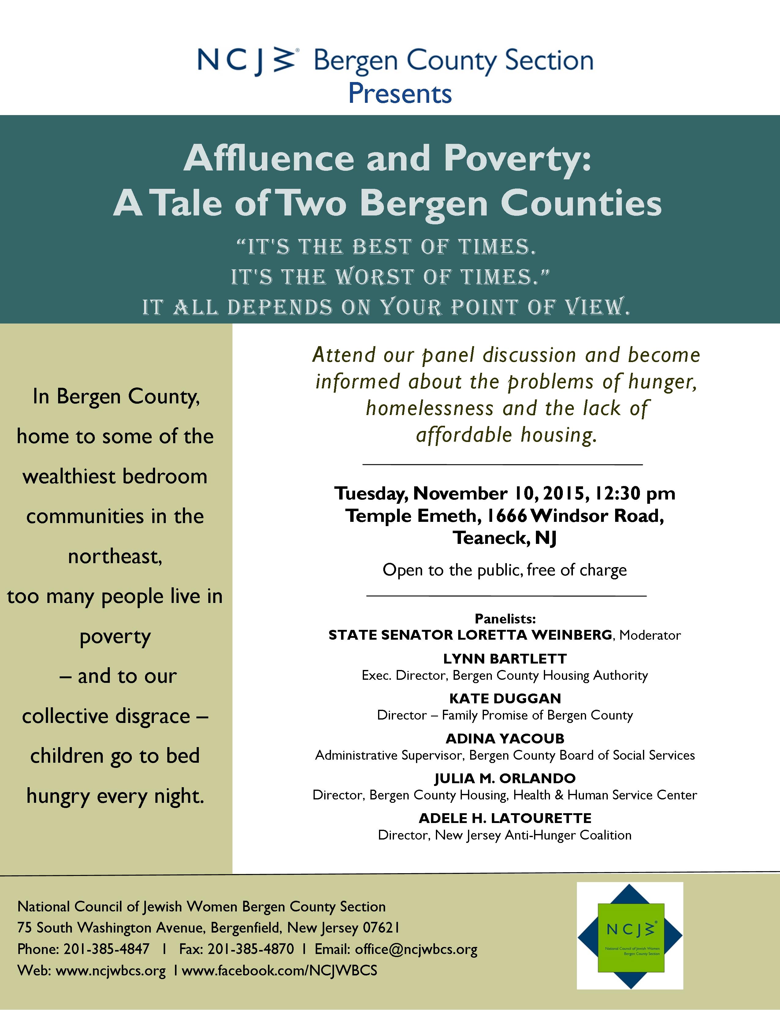 Affluence & Poverty Flyer 10-30-15 Family Promise update front REV 2