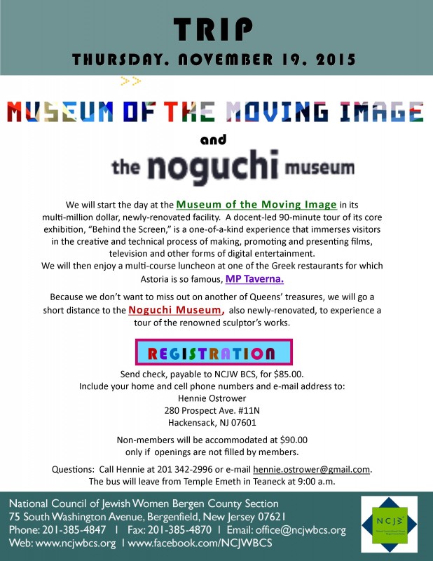 Moving Image & Noguchi Trip - color