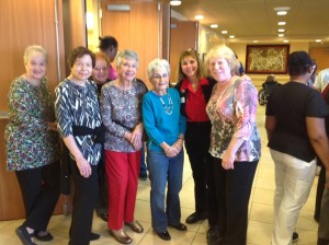 L-R” Sharon Fleischer, Phyllis Becker, Evelyn Brownstein, Sabina Sicklick, Marlene Furer, Marilyn Friedmann, Carla Silver