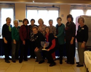 L-R: Gloria Lieberstein, Marlene Furer, Phyllis Schriger, Phyllis Becker, Carla Silver, Sabina Sicklick, Ellen Ptalis, Elizabth Halverstam, Marietta Kalin Front: Evalyn Brownstein & Marilynn Friedman