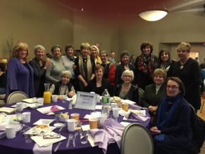 Back row L-R: Elaine Meyerson, Ina Miller Silverstein, Henrietta Wolfeiler, Charlotte Bennett Schoen, Peggy Kabakow, Carole Benson, Doris Sarokin, Gladys Laden, Elizabeth Halverstam, Nancy Ferer, Fran Butensky Front row L-R: Iris Kupperberg, Peggy Fine, Marcia Levy, Elaine Pollack, Bea Podorefsky